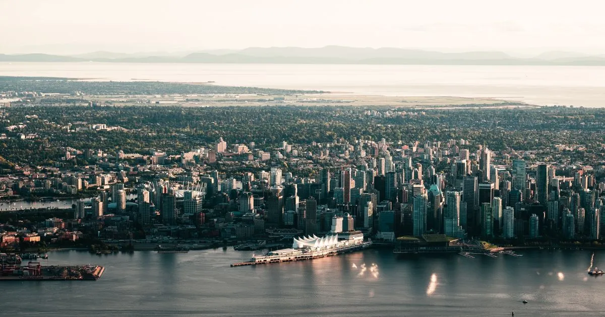 Vancouver skyline and harbour - borrow money online BC
