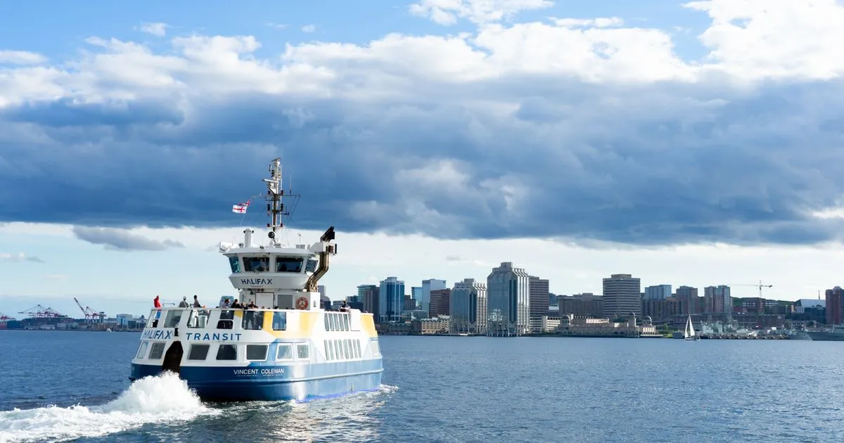 Halifax Transit ferry crossing the harbour - borrow money online Nova Scotia