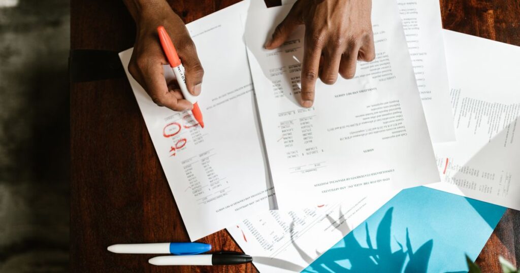Reviewing loan documents to borrow money online in Nunavut, Canada