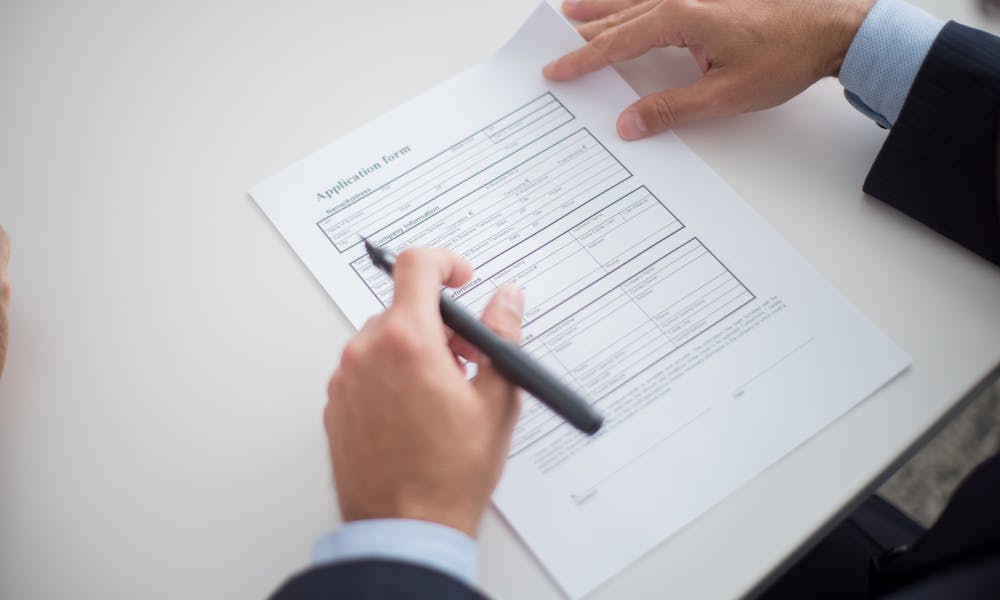 Reviewing an online loan offer and application in Canada