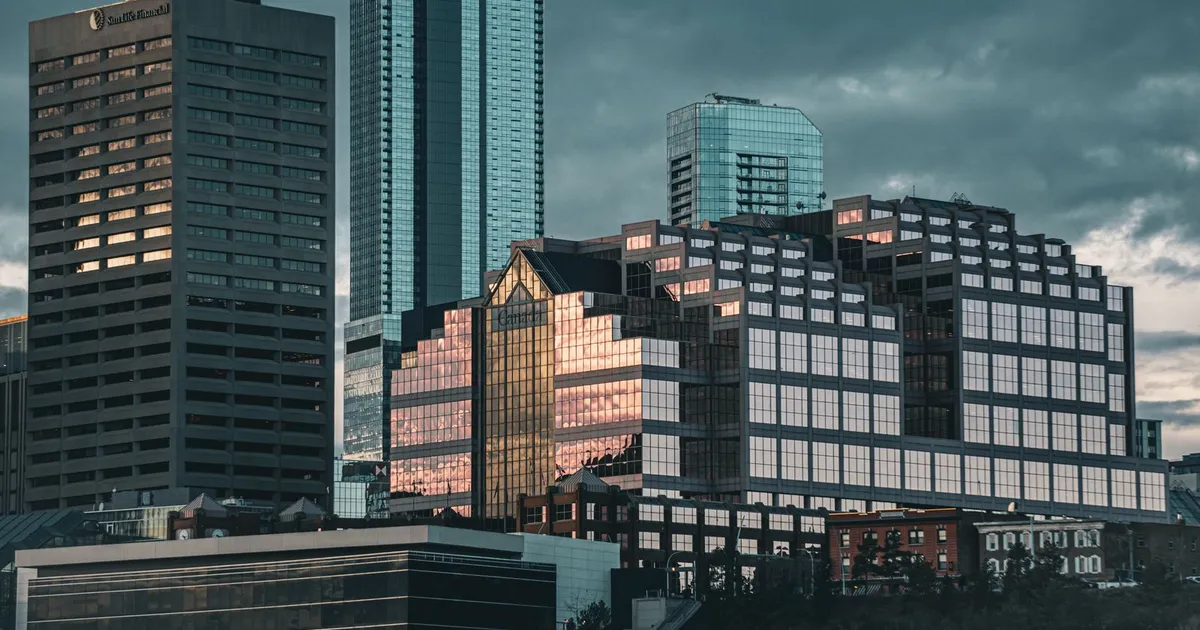 Downtown Edmonton office towers, where Alberta's consumer protection rules for online loans Alberta lenders must follow are set
